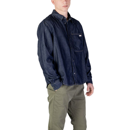 Calvin Klein Jeans Blue Cotton Shirt