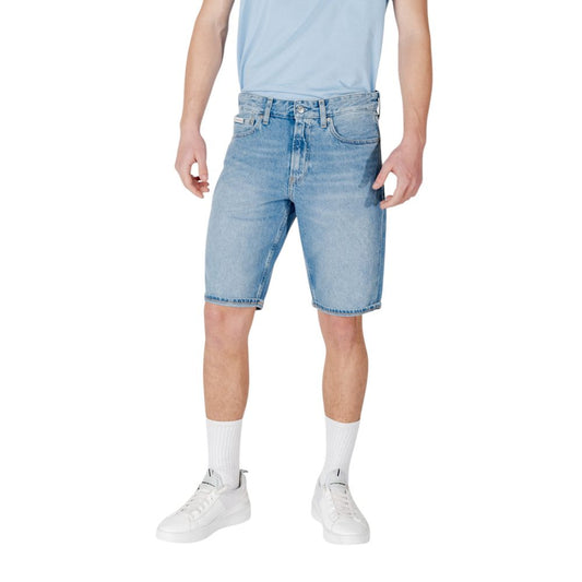 Calvin Klein Jeans Blue Cotton Short