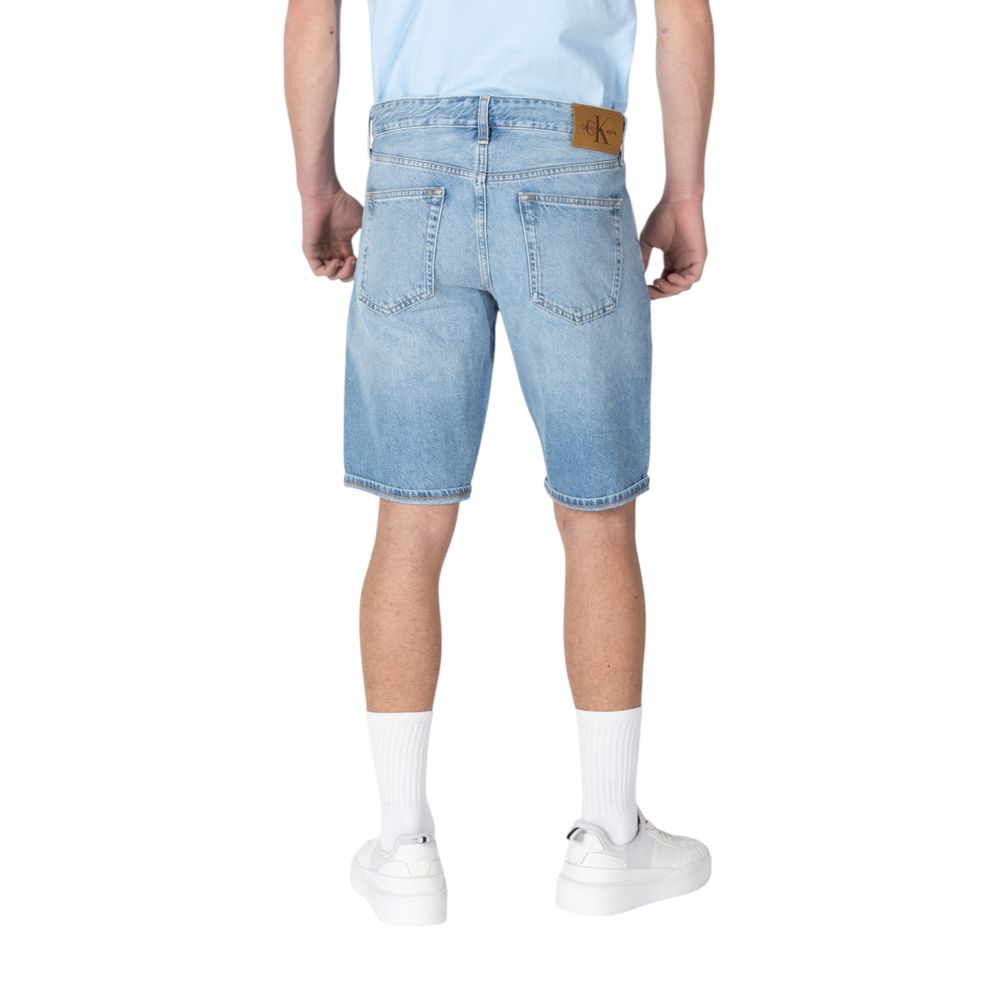 Calvin Klein Jeans Blue Cotton Short