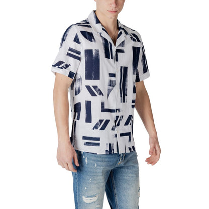Antony Morato Blue Cotton Shirt
