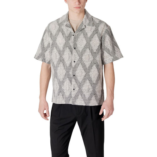 Antony Morato Black Polyester Shirt