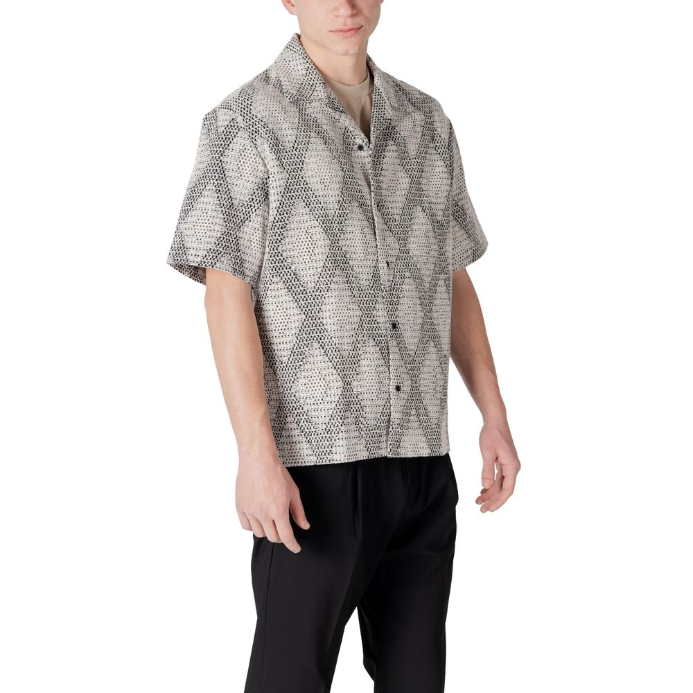 Antony Morato Black Polyester Shirt
