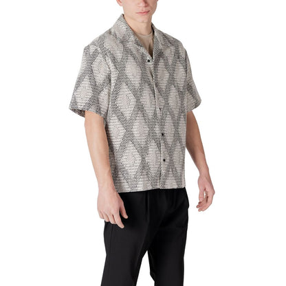 Antony Morato Black Polyester Shirt