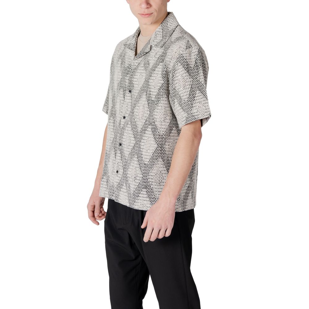 Antony Morato Black Polyester Shirt