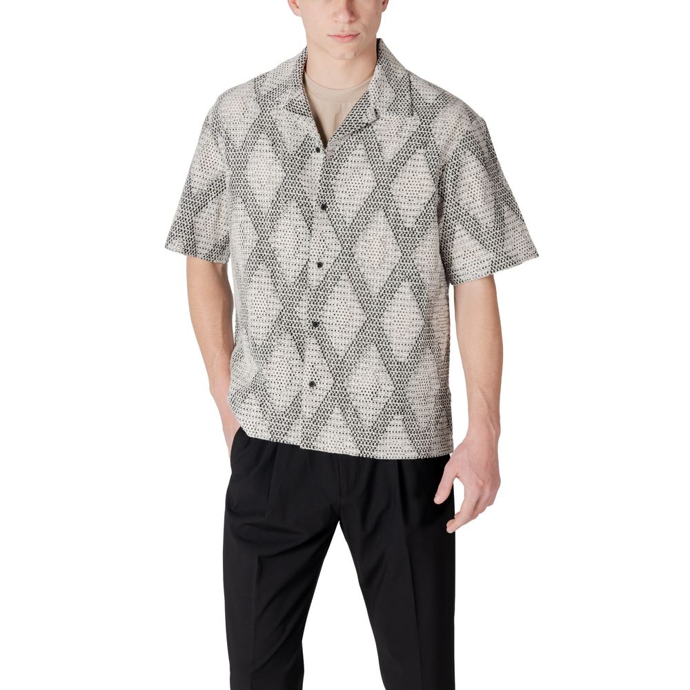 Antony Morato Black Polyester Shirt