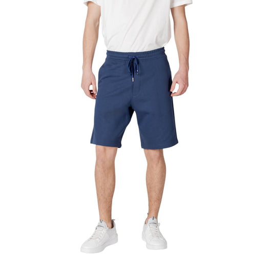 Replay Blue Cotton Short