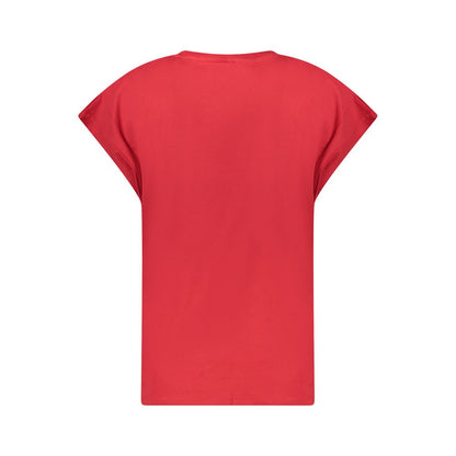Pepe Jeans Red Cotton Women T-Shirt