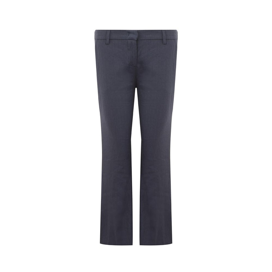 Lardini Chic Blue Linen Trousers