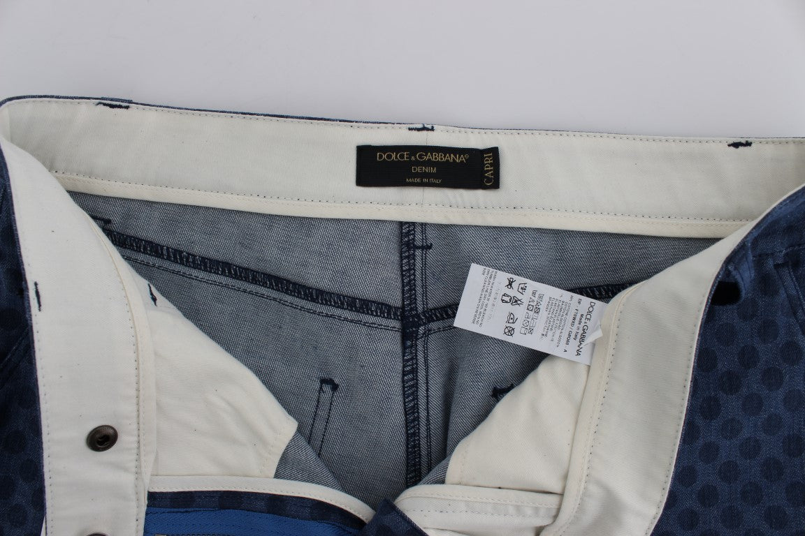 Modern twist on classic design with Dolce & Gabbana capri pants