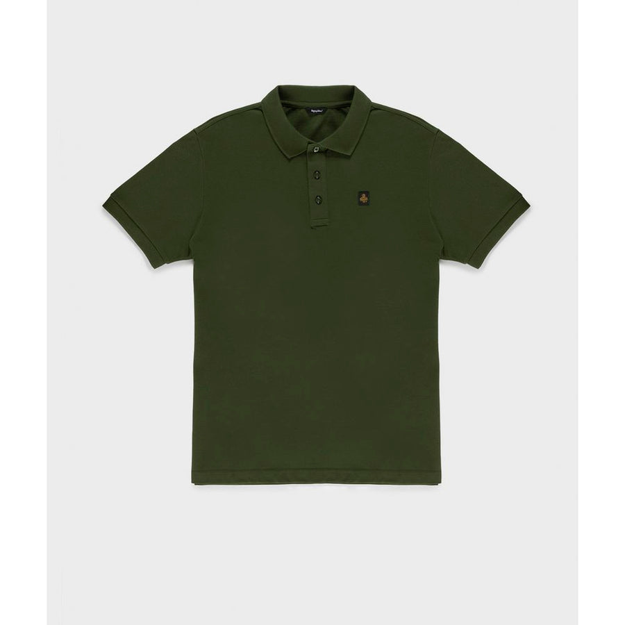 Refrigiwear Green Cotton Polo Shirt