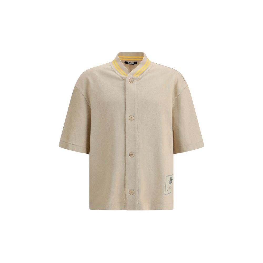 Jacquemus La Chemise Baseball Cardigan with short sleeves