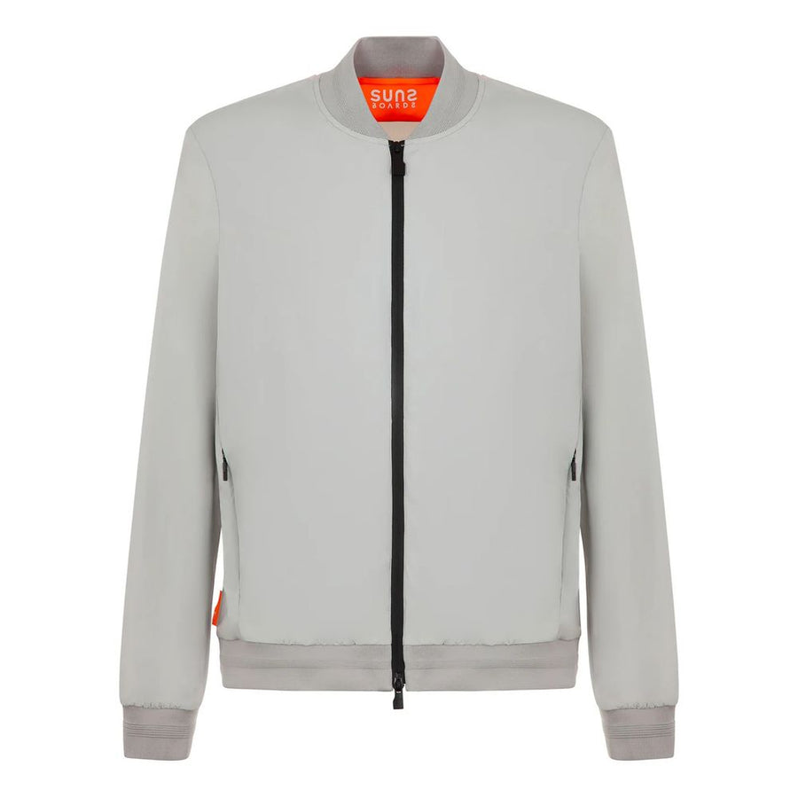Suns Brown Nylon Men's Stretch Jacket