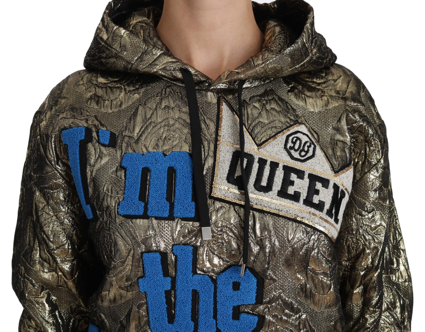 Eye-catching and elevated Dolce & Gabbana Im The Queen Sweatshirt