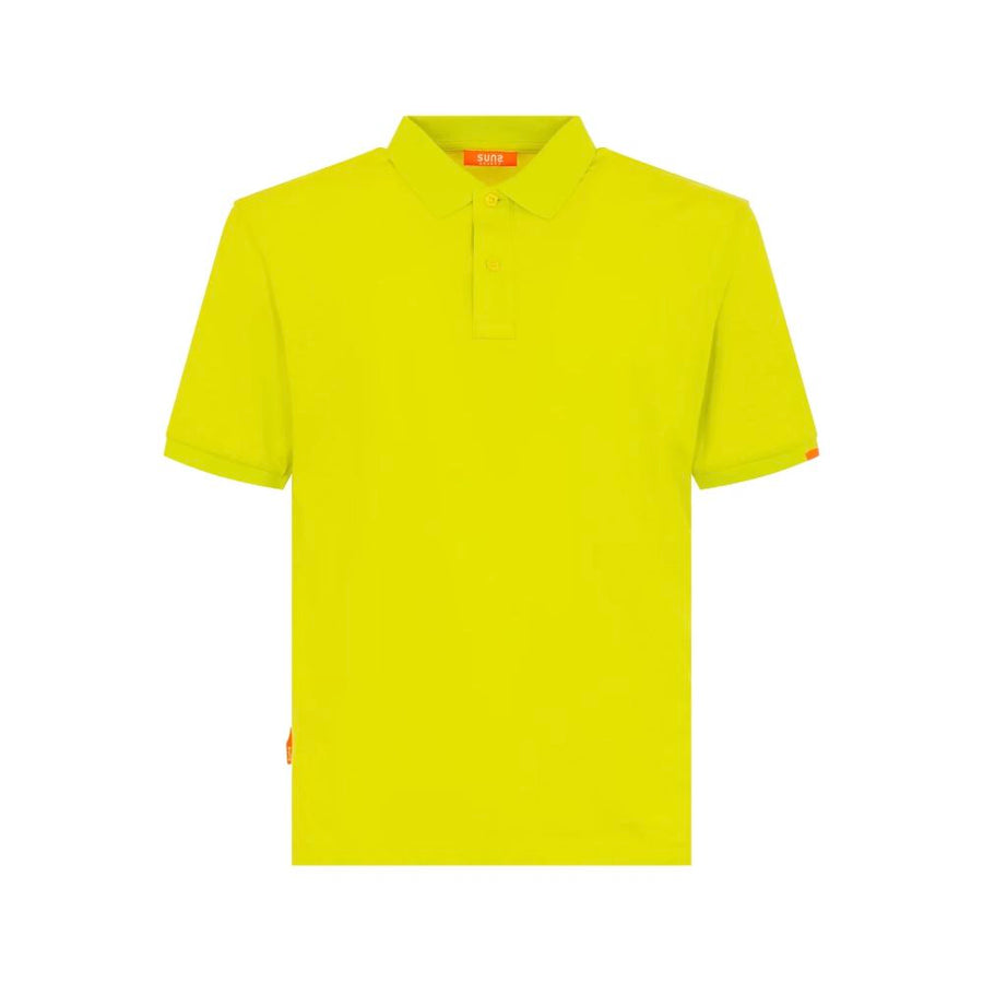 Suns Yellow Cotton Polo Shirt