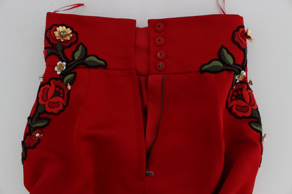 Add a touch of enchantment to your wardrobe with these silk and cotton shorts