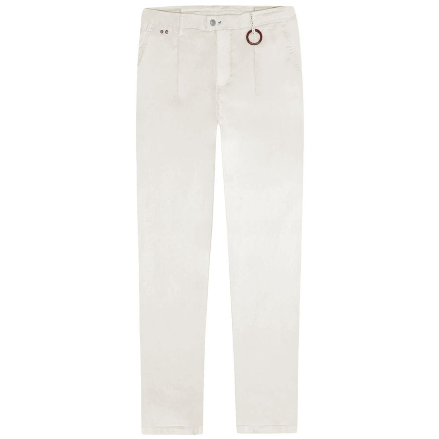 Tramarossa White Cotton Jeans & Pant