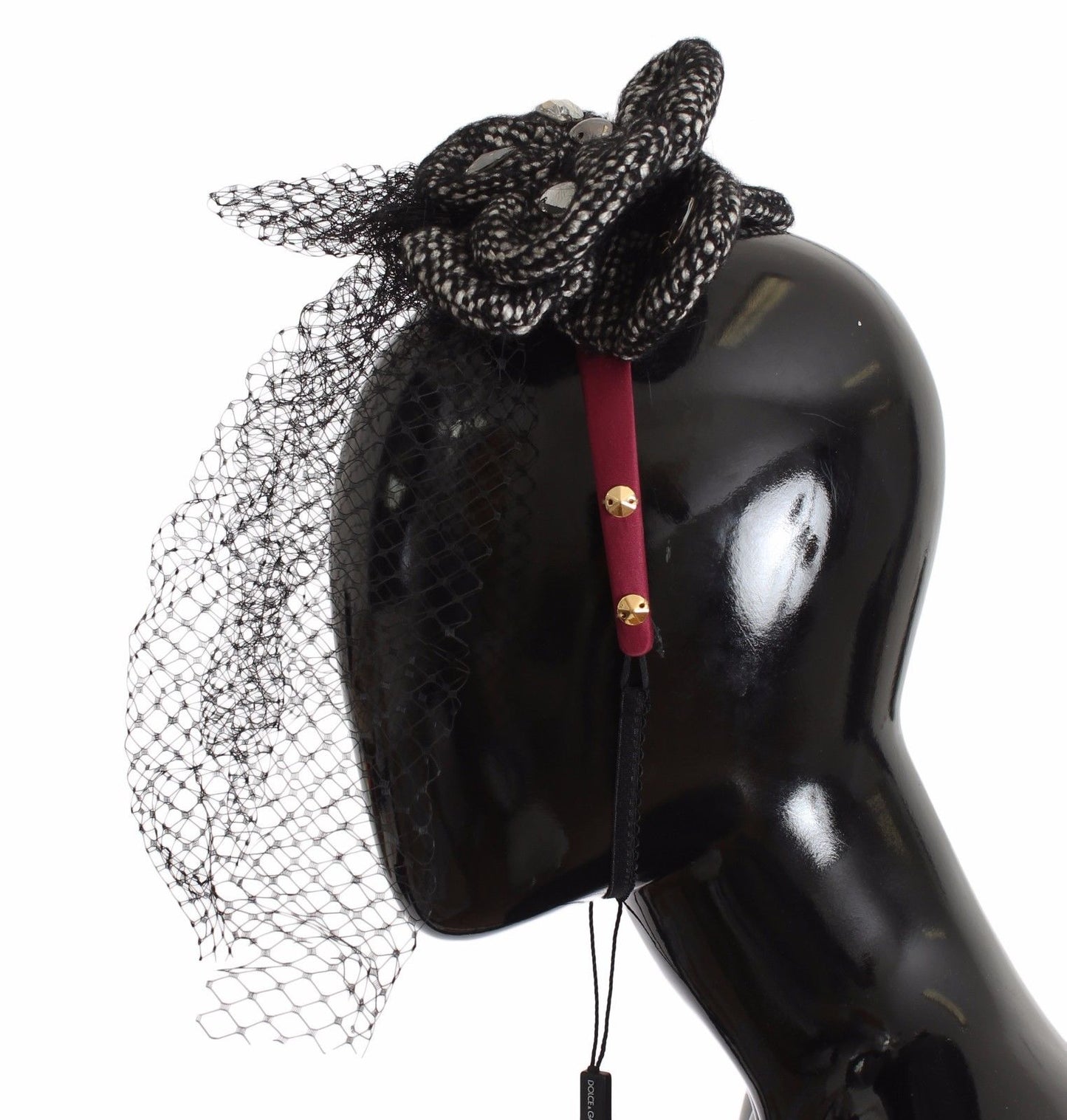 Opulent headband crafted in Italy, blending elegance and glamour