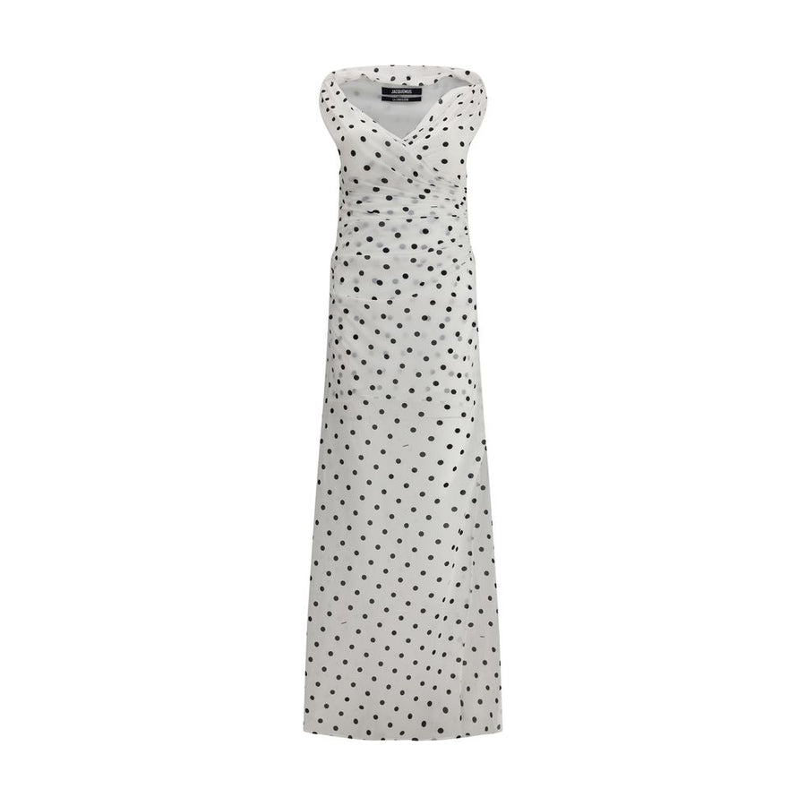 Jacquemus Rita pois long Dress