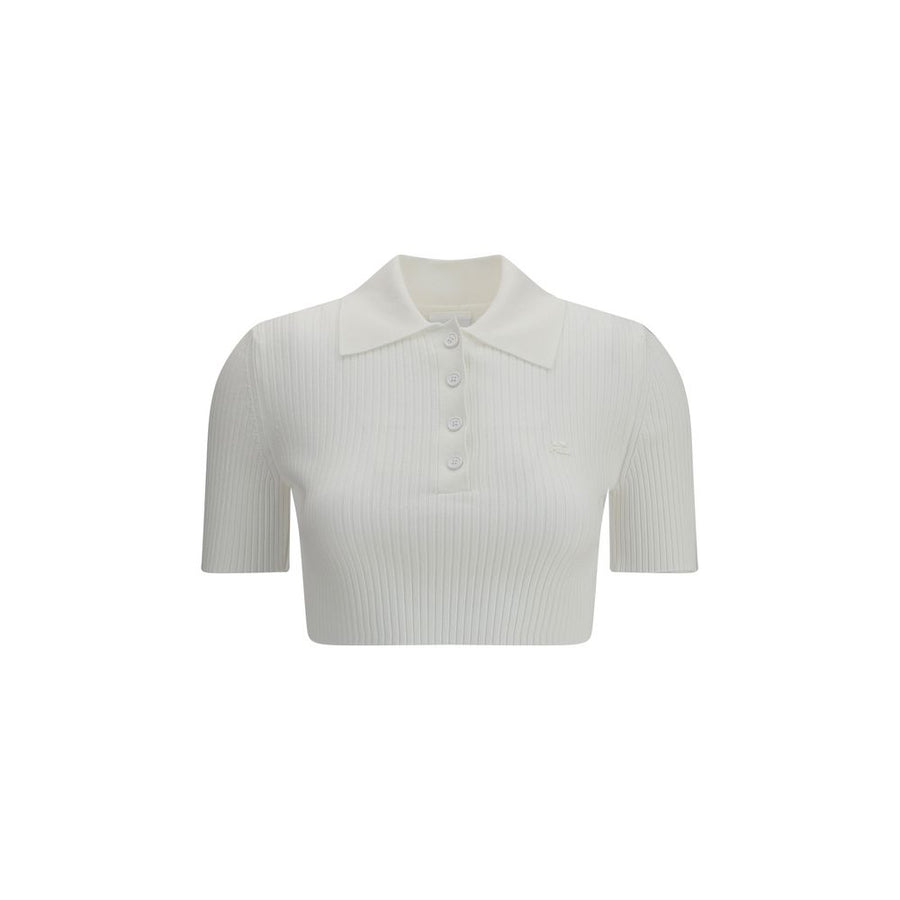 Courrėges Cropped Polo Shirt