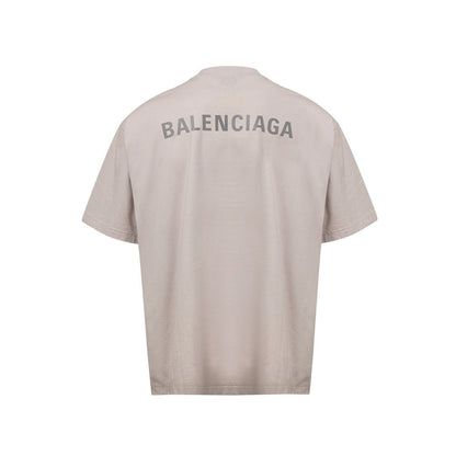 Balenciaga White Cotton T-Shirt