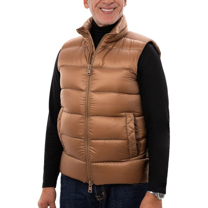 Herno Brown Polyamide Sleveless Jacket