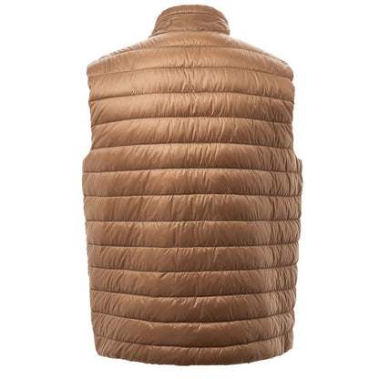 Herno Brown Polyamide Sleveless Jacket