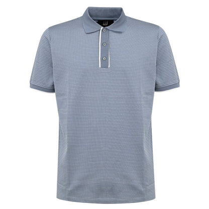 Dunhill Blue Cotton Polo Shirt
