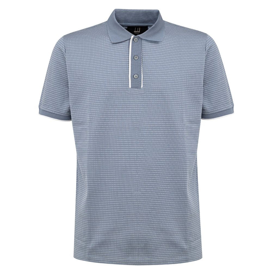 Dunhill Blue Cotton Polo Shirt
