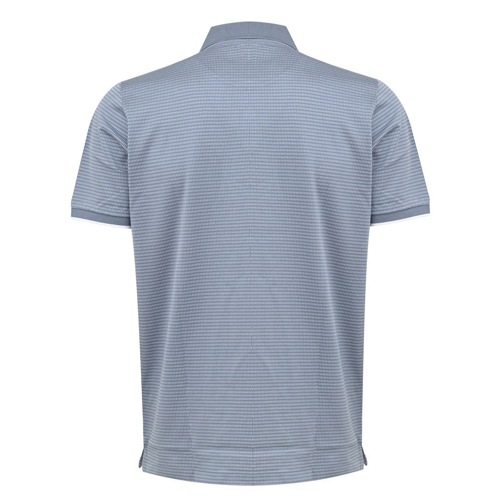 Dunhill Blue Cotton Polo Shirt