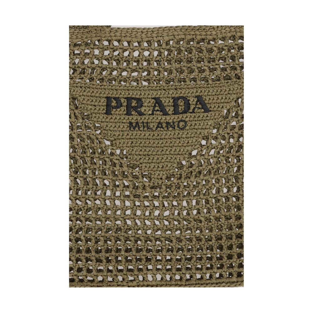Prada Raffia Shoulder Bag
