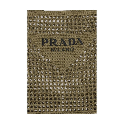 Prada Raffia Shoulder Bag