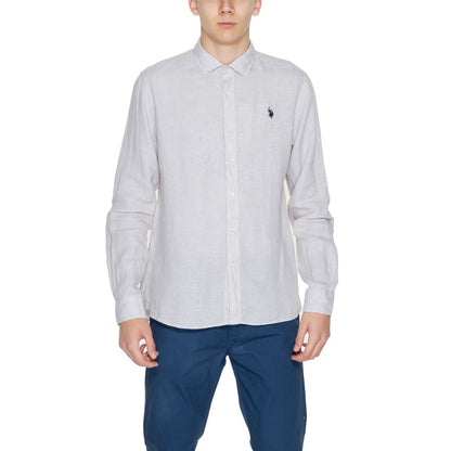 U.S. POLO ASSN. Beige Linen Shirt