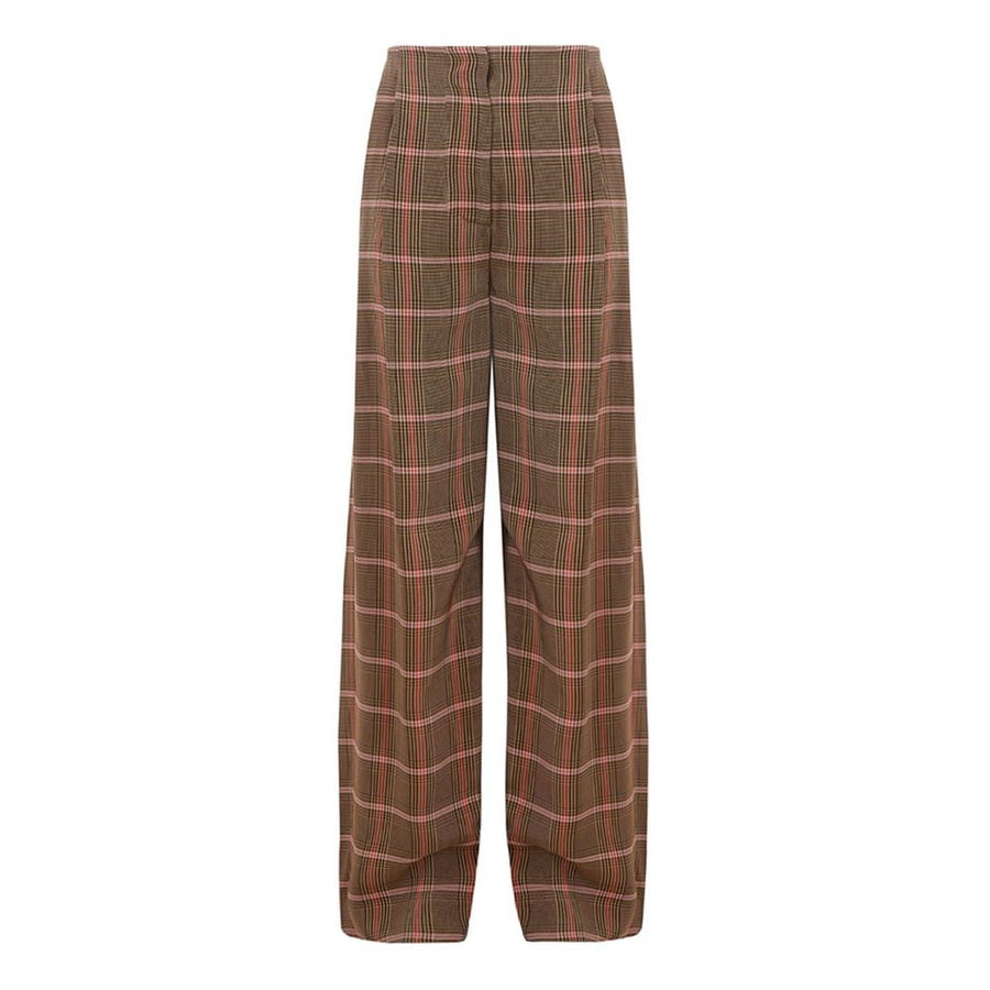 Lardini Elegant Brown Viscose Pants for Women