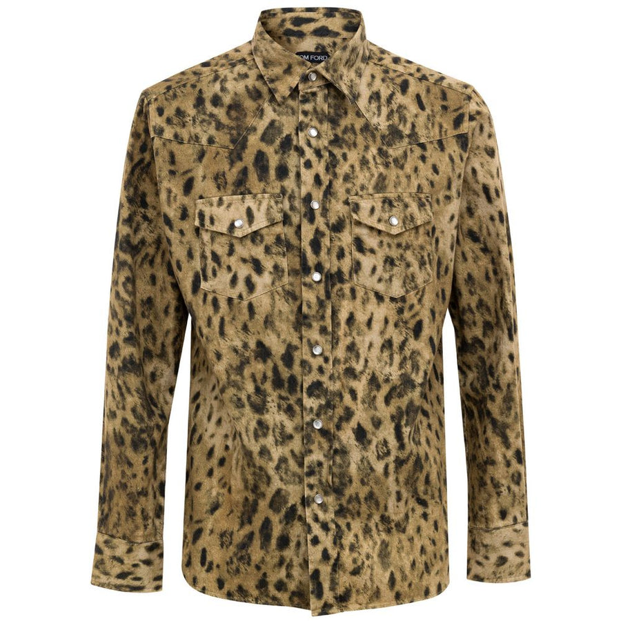Tom Ford Beige Cotton Shirt