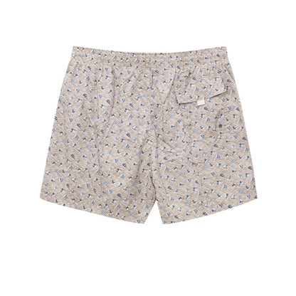 Canali Beige Polyester Swim Short