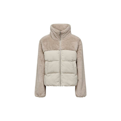 Only Beige Polyester Jackets & Coat