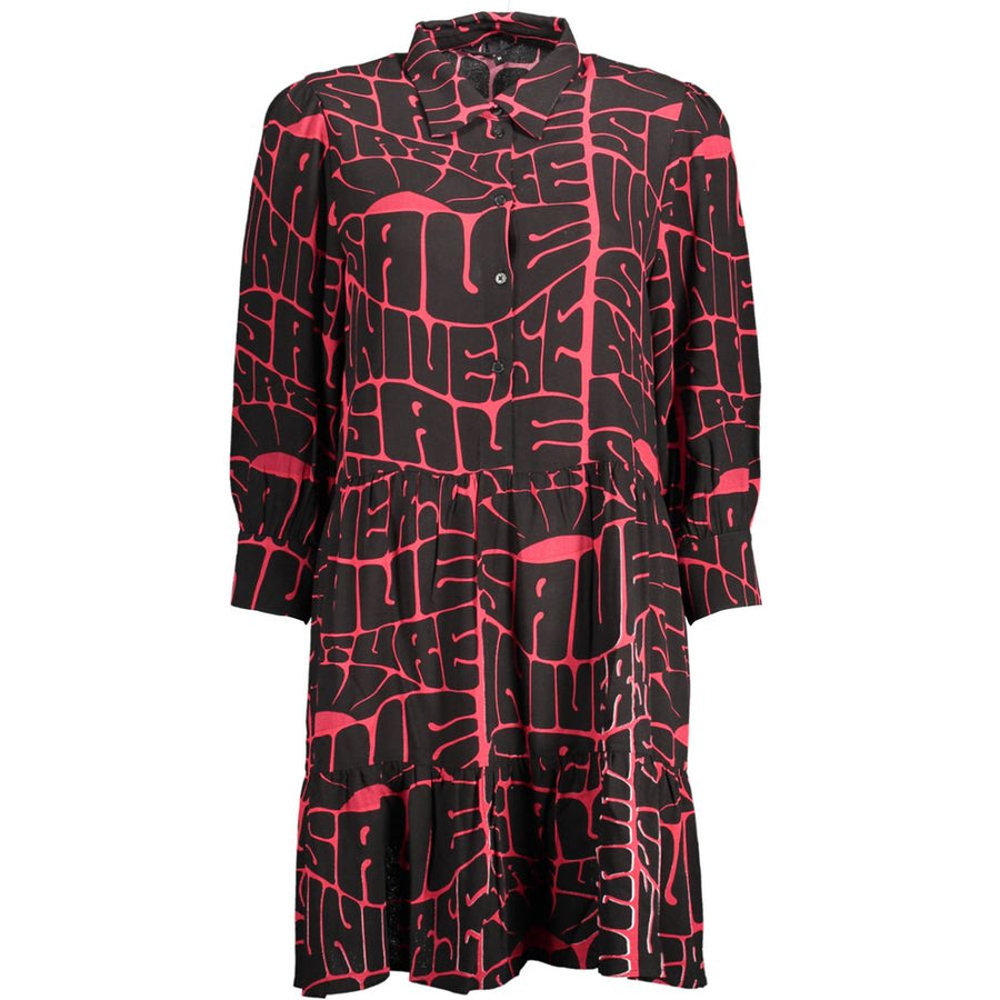 Desigual Black Viscose Women Dress