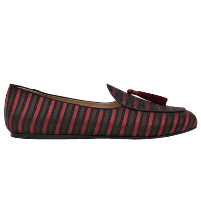 Charles Philip Red Silk Loafer