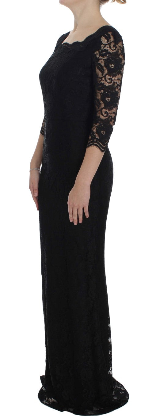Brand new with tags, full-length dress with 3/4 sleeves