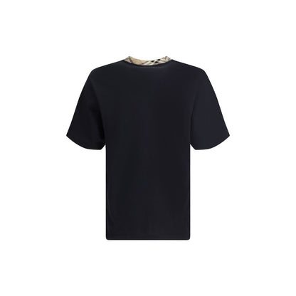 Burberry T-Shirt with Archivio Check collar