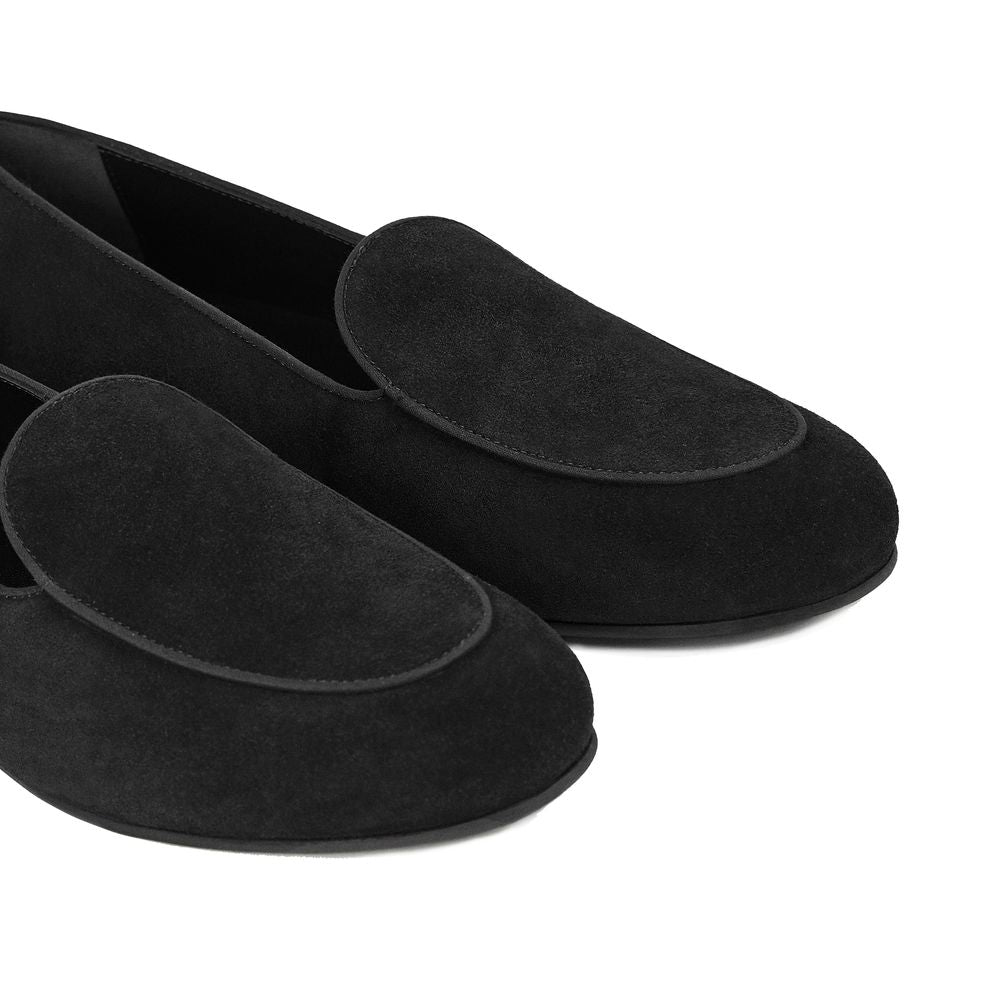 Charles Philip Black Calfskin Loafer