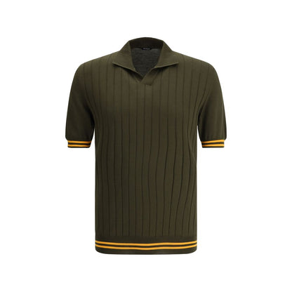 Kiton Ribbed Polo Shirt