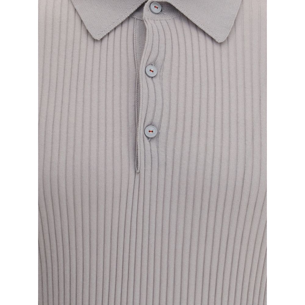 Kiton Ribbed Polo Shirt
