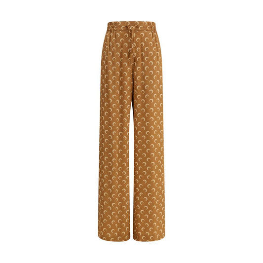 Marine Serre Satin Moon Pants