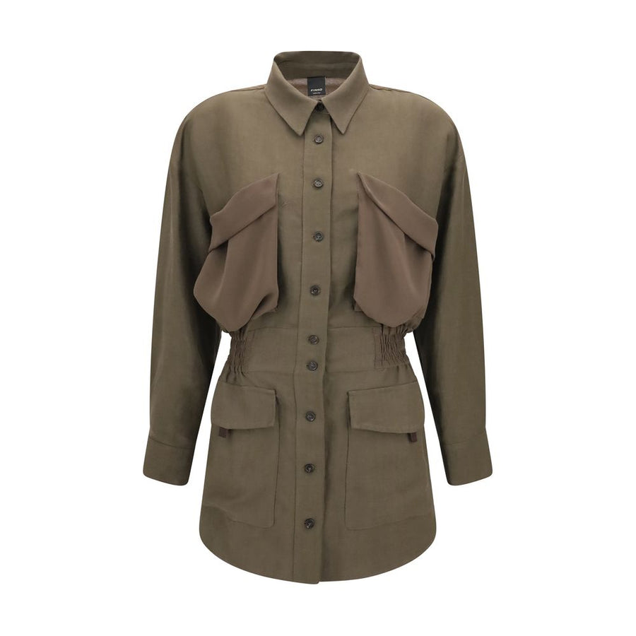 PINKO Linen Shirt Jacket