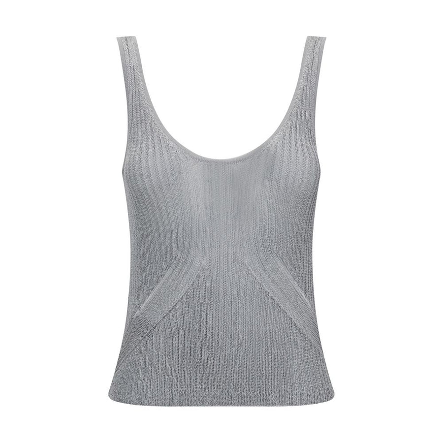 PINKO Metallic Knit Top