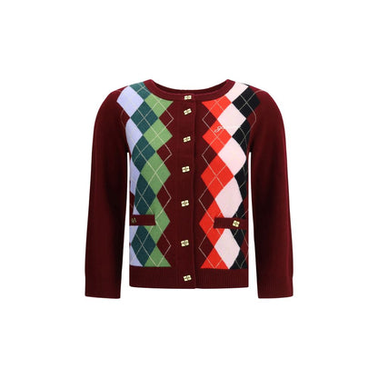 Ganni Check Cardigan