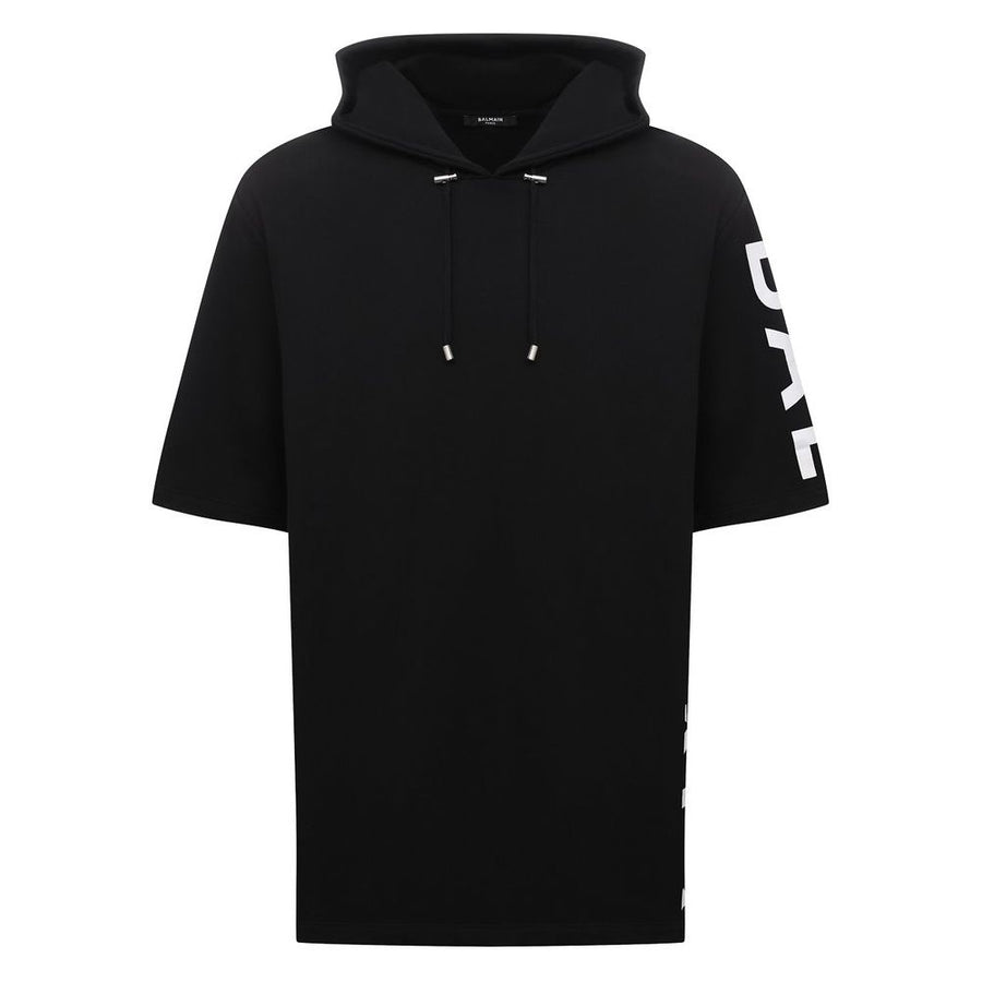 Balmain Black Cotton Sweater