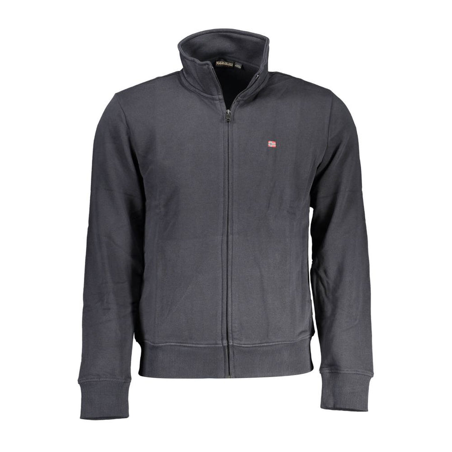 Napapijri Black Cotton Men Sweater