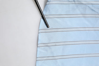 Dolce & Gabbana Blue Striped MARTINI Long Sleeve Dress Shirt